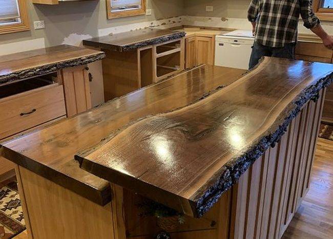 15 Rustic Countertop Ideas To Try For Your Home | Decoist