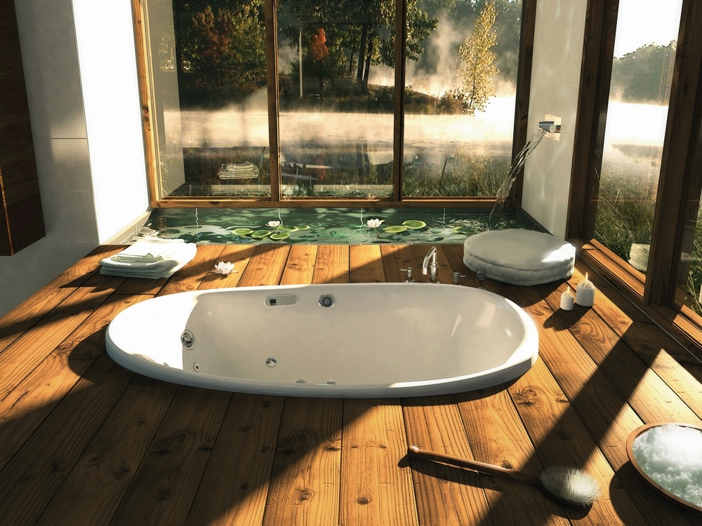 Desain Kamar Mandi Bathtub