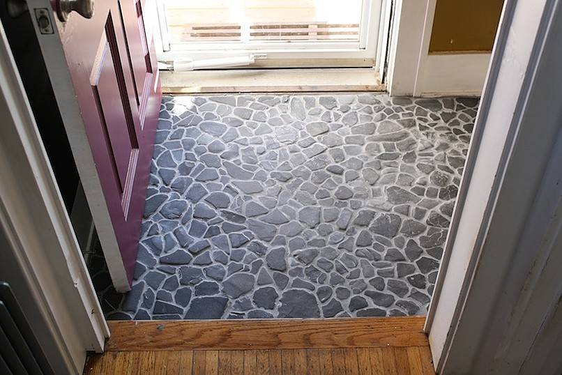 15 Stone Flooring Ideas To Try For Your, Slate Foyer Tile Ideas