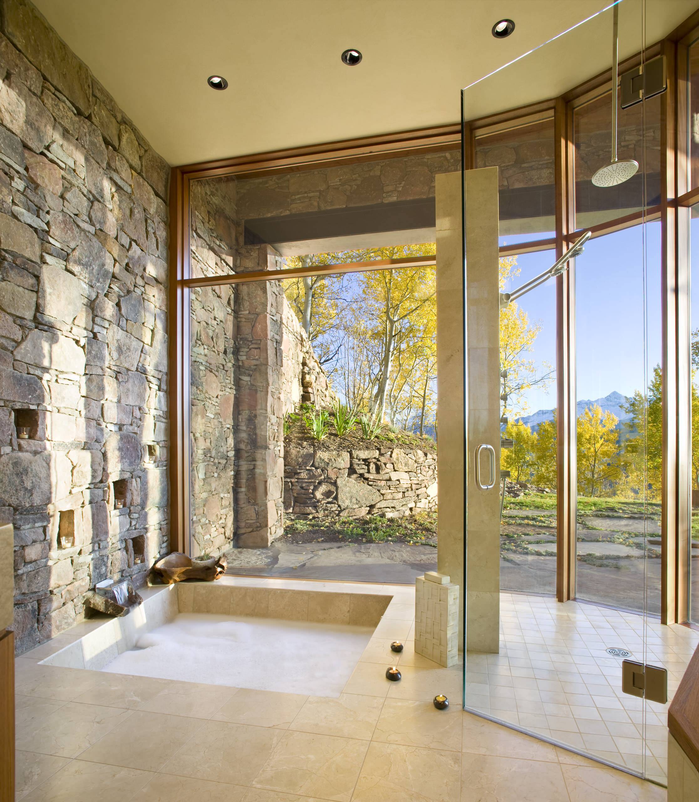 Sunken Bathtub With a View