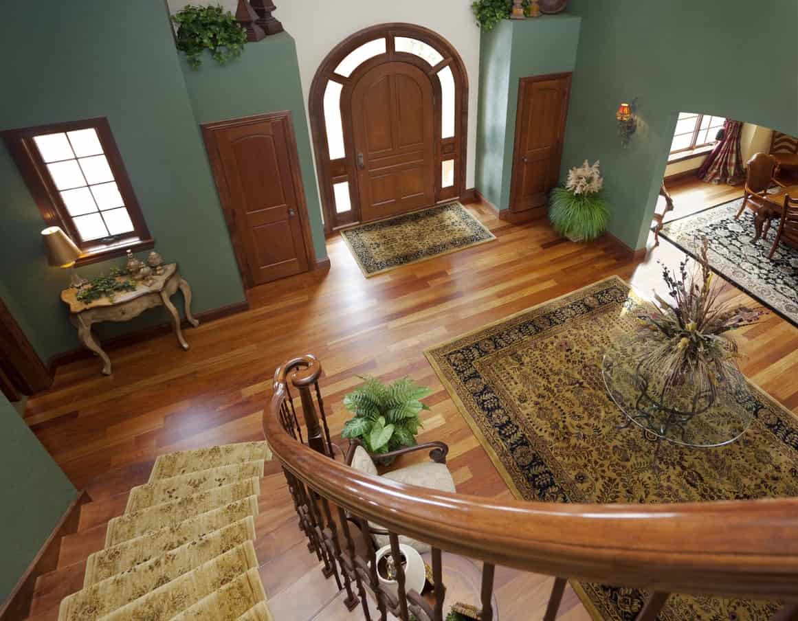 Top view of foyer