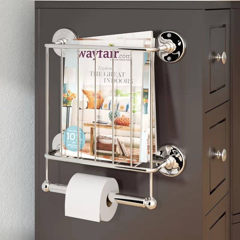 16 Stylish Bathroom Magazine Holder Ideas Decoist