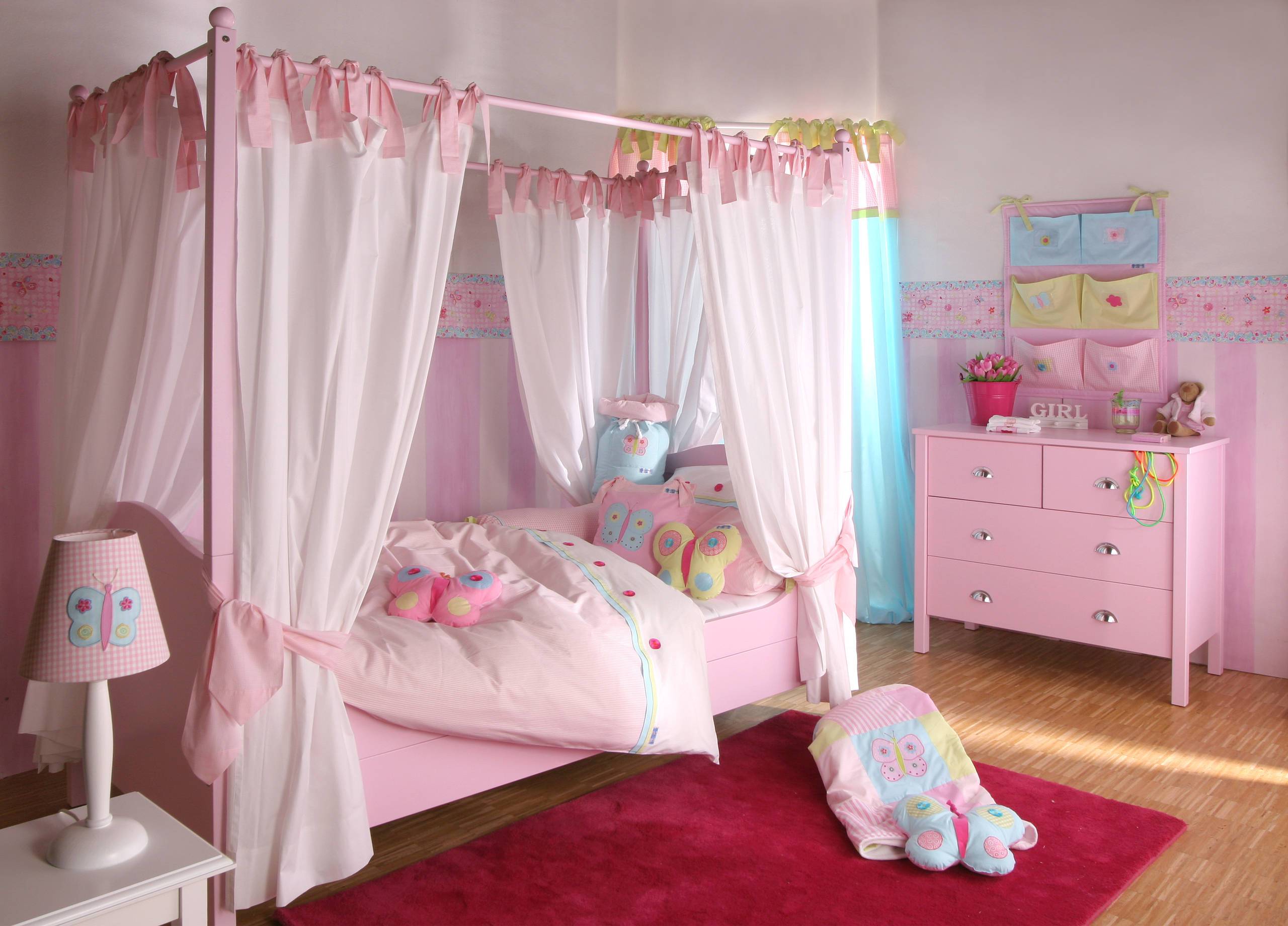 Girly pink store princess bedroom