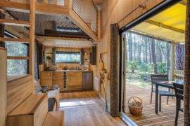 30-Square Meter Tiny House in Forest with Space-Savvy, Woodsy Panache