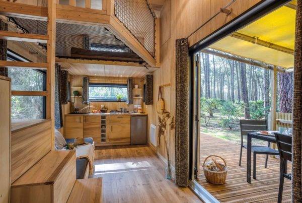 30-Square Meter Tiny House In Forest With Space-Savvy, Woodsy Panache ...