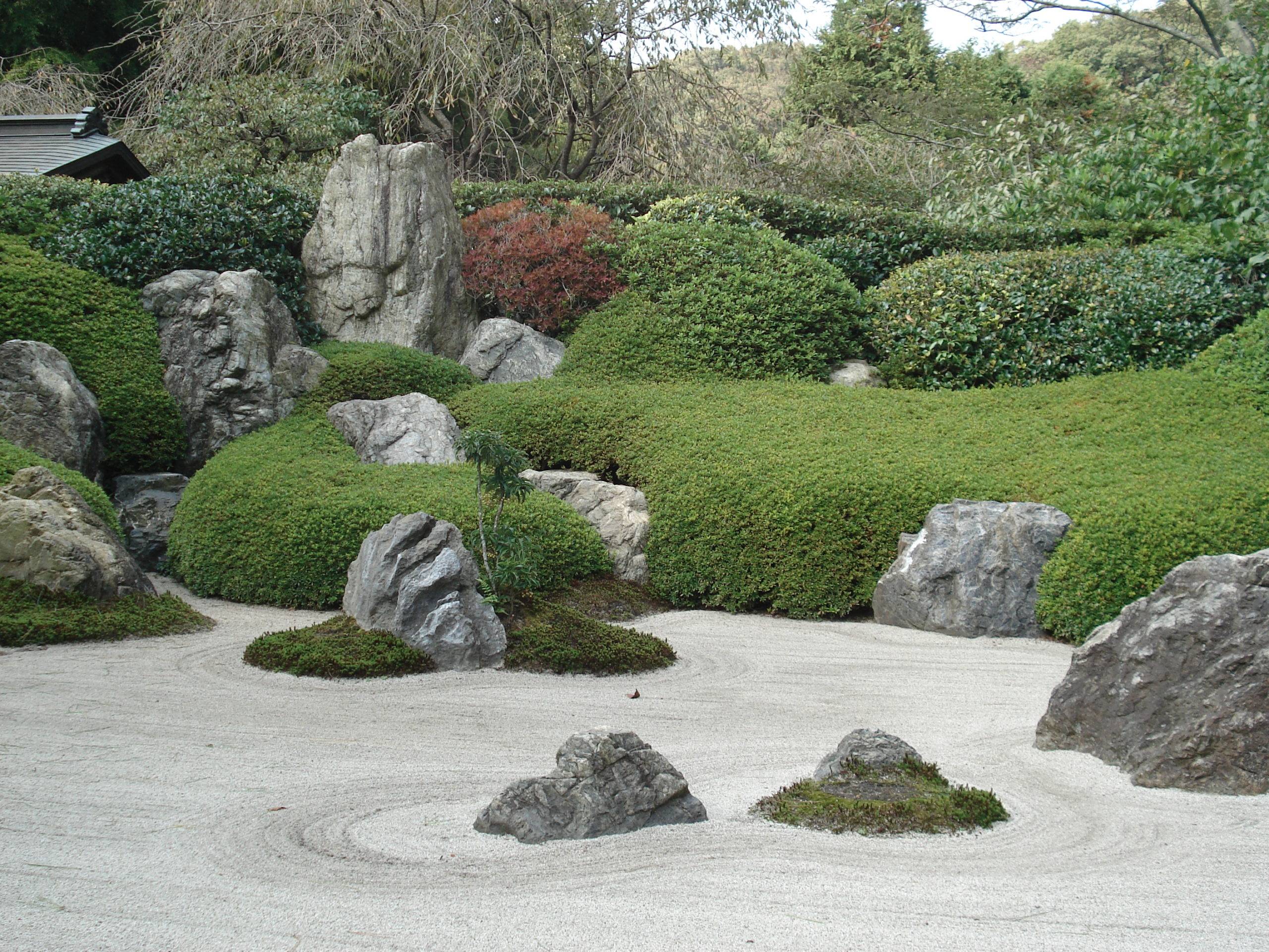Courtyard With Rocks