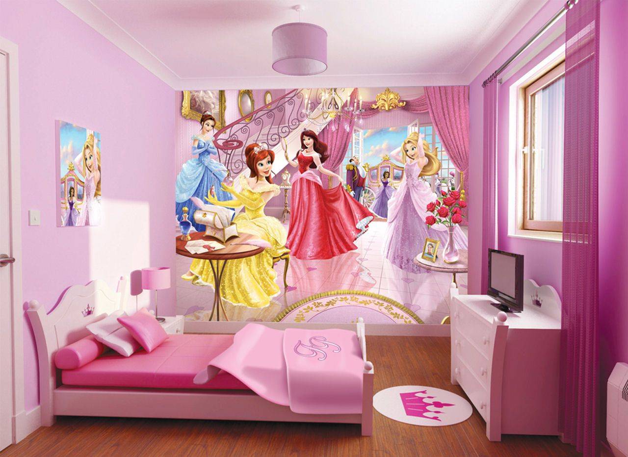 Disney Princesses Inspired Bedroom.