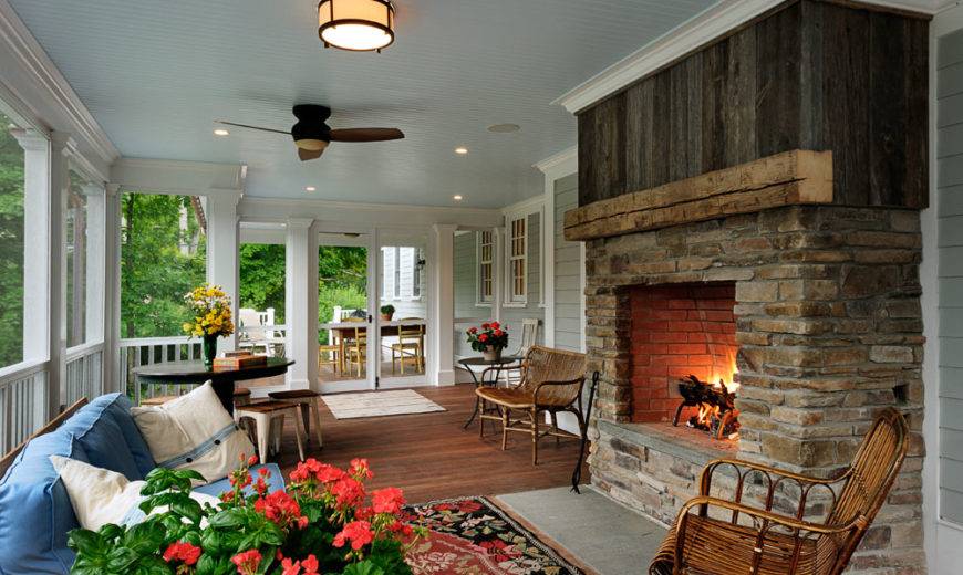 42 Stone Fireplace Styles That Will Add Warmth To Any Space