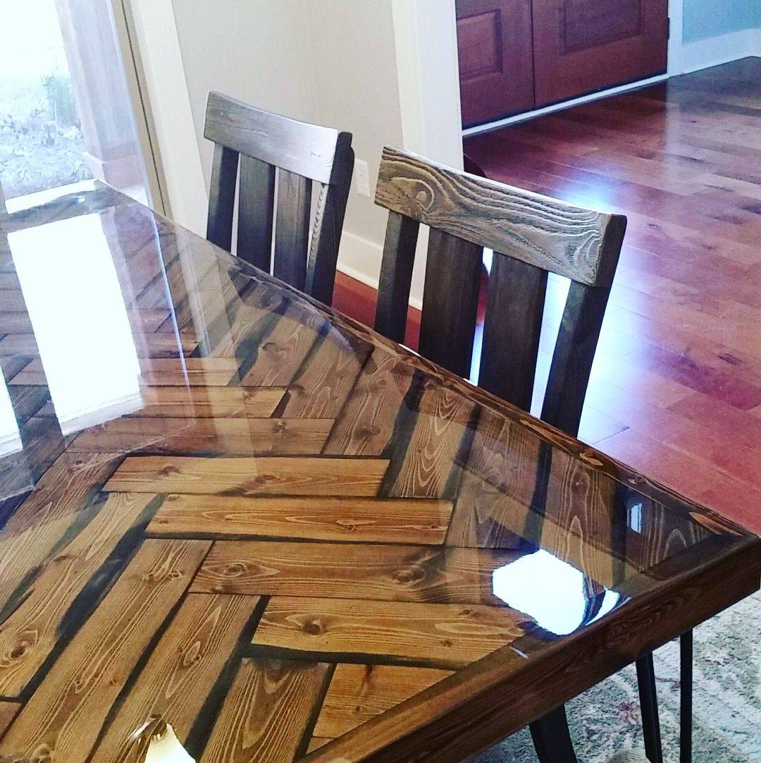 Herringbone Table Top