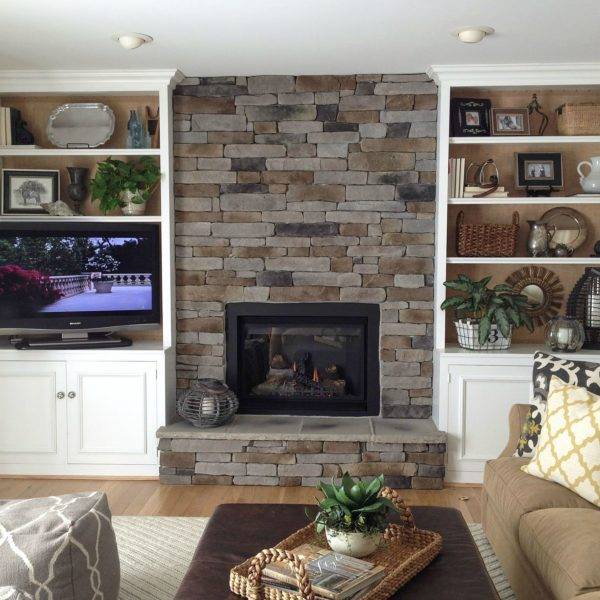 42 Stone Fireplace Styles That Will Add Warmth To Any Space | Decoist