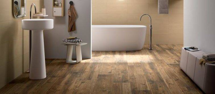 Expand Your Design Horizons With These Wood Tile Bathroom Ideas