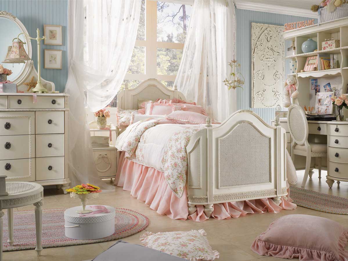 pink shabby chic bedroom ideas