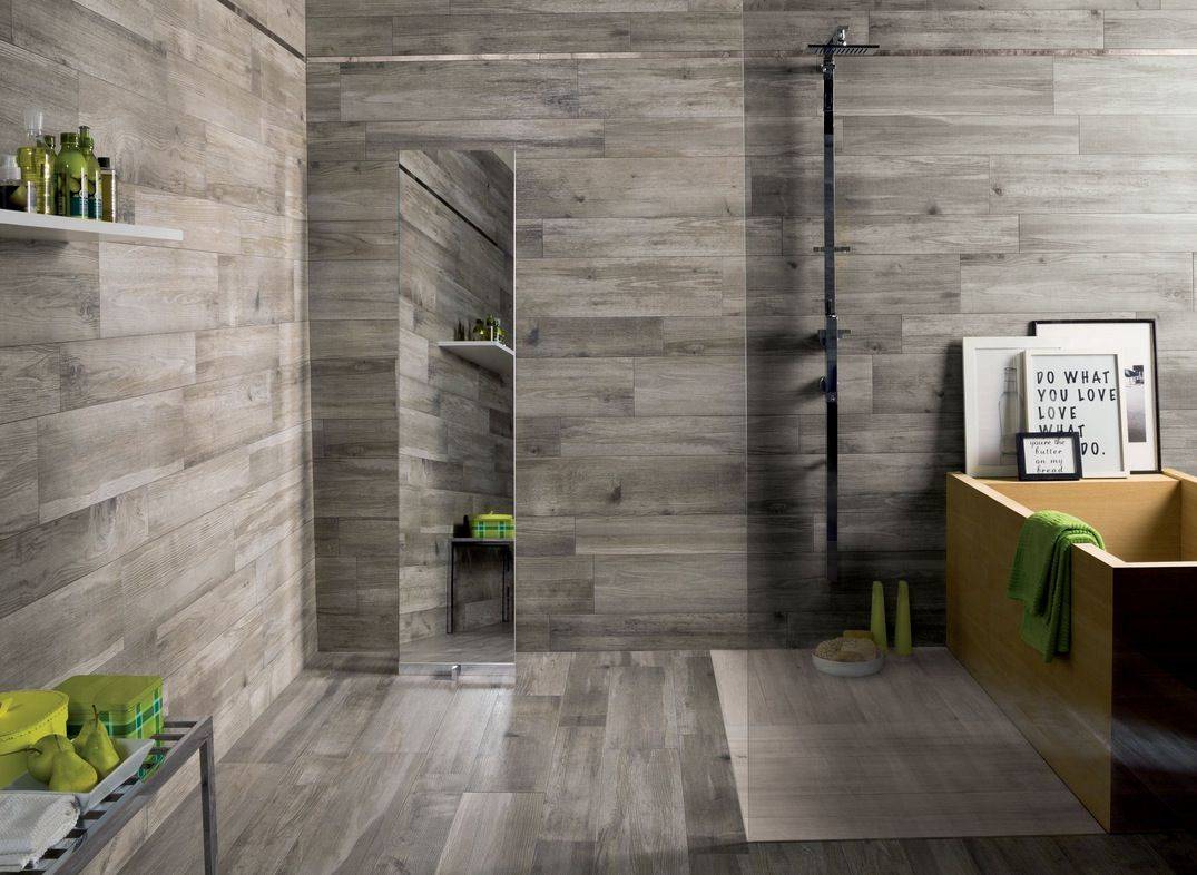 Expand Your Design Horizons With These Wood Tile Bathroom Ideas | Decoist