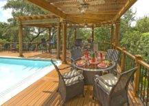 Wooden Deck with Pergola