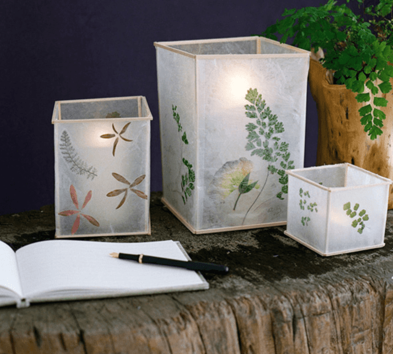 wax paper lantern
