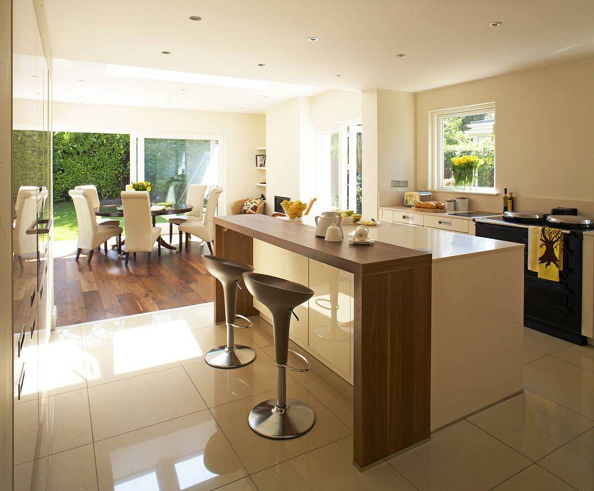 Modern Kitchen Island With Breakfast Bar