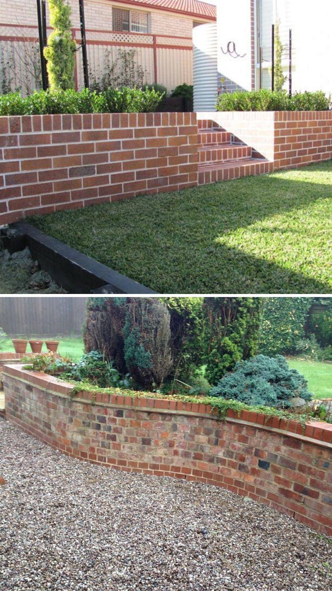 brick privacy fences