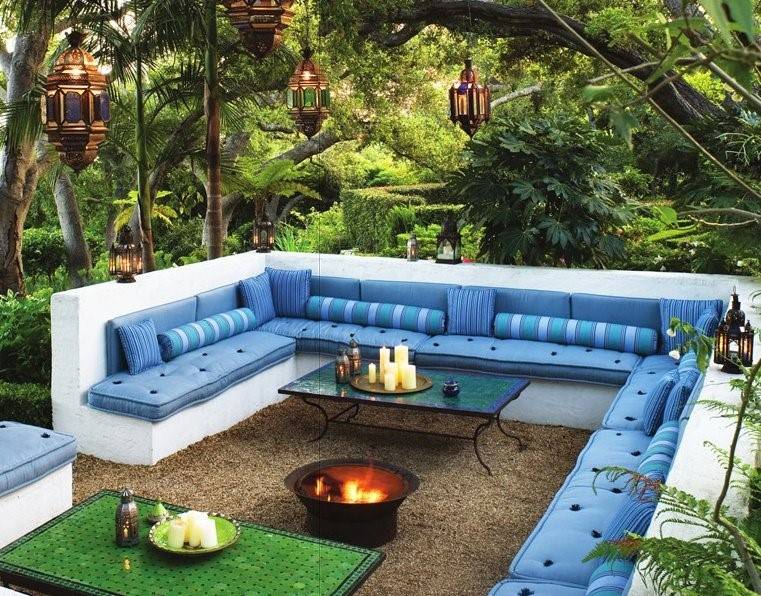 outdoor backyard patio design idea