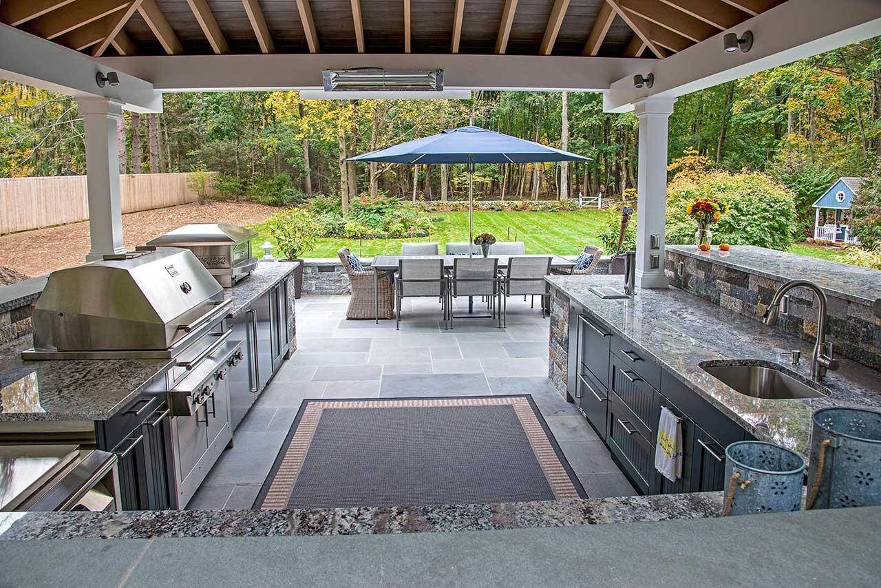 covered outdoor kitchen idea