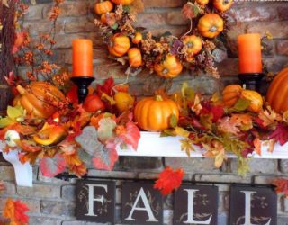 Gorgeous Fall Mantel Decor Display Ideas