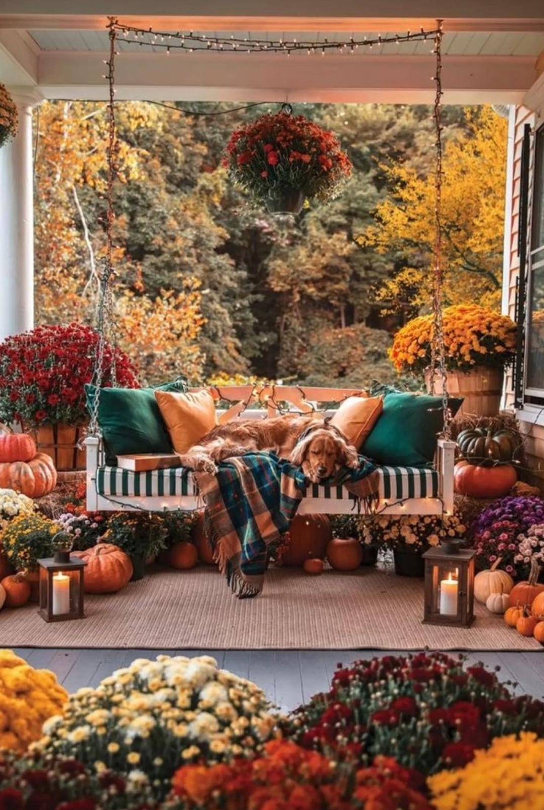 Dreamy Porch Setups for Fall