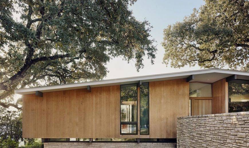 Beautiful 1950’s Austin Home Gets a Modern, Spacious Interior and Backyard