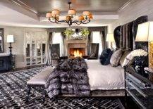 Polished-bedroom-with-fireplace-and-a-super-comfortanle-headboard-with-velvet-finish-86785-217x155
