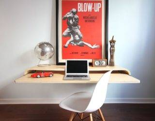 Minimal Floating Desks Perfect for the Small Modern Home Office