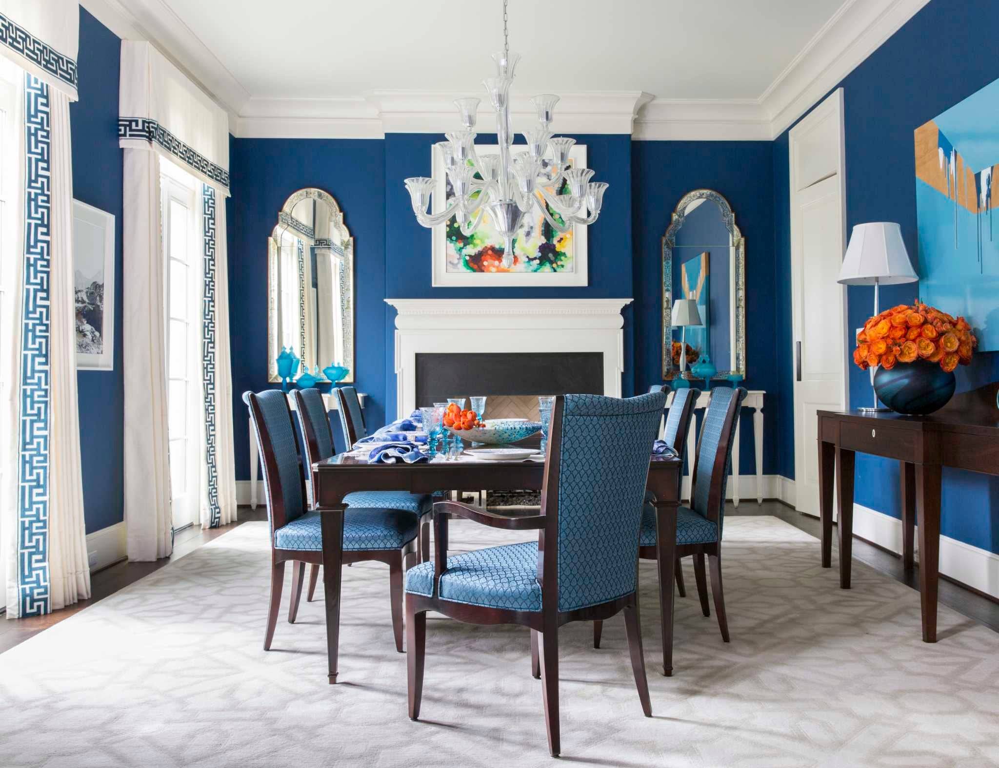 Blue Dining Room Inspiration