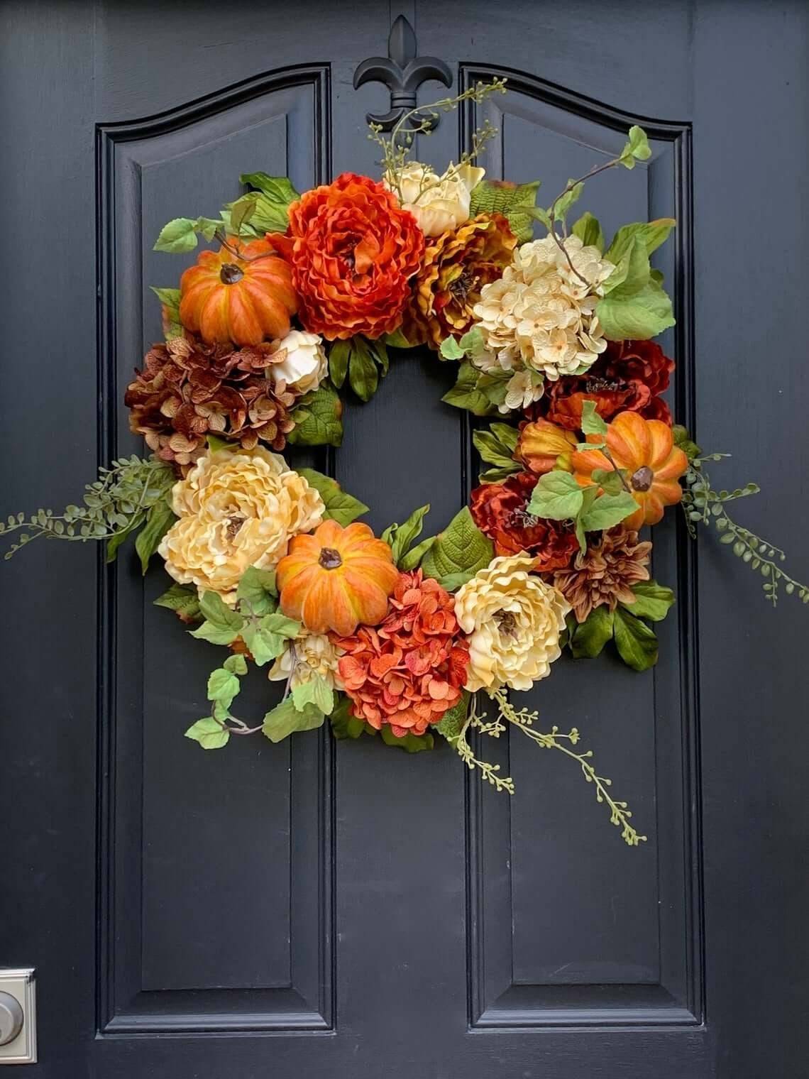 Fall Wreath Ideas For Doors