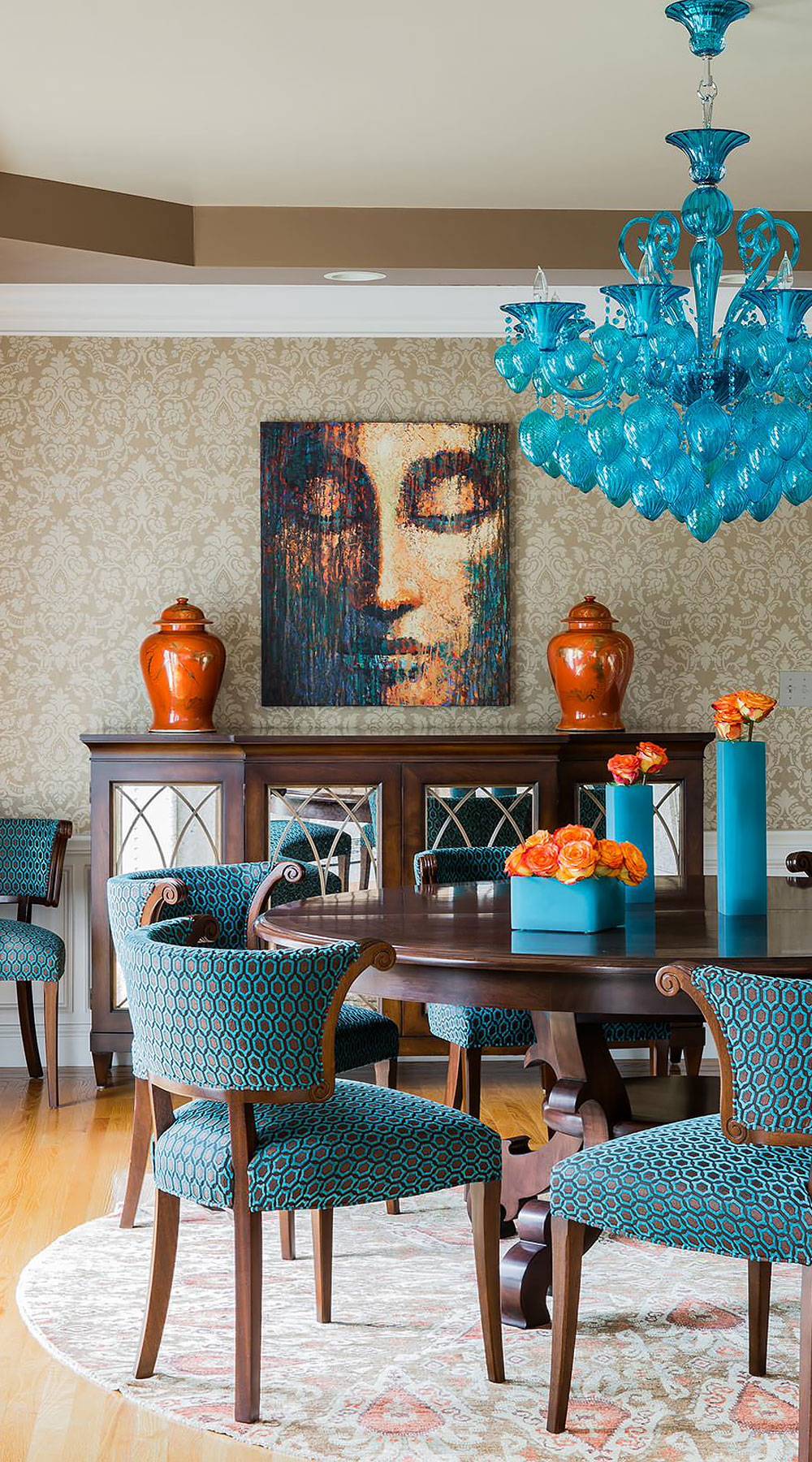 Blue Dining Room Inspiration