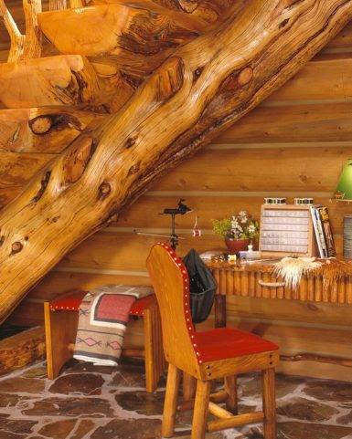 Small Rustic Home Offices: Making a Splash in Fall and Winter! | Decoist