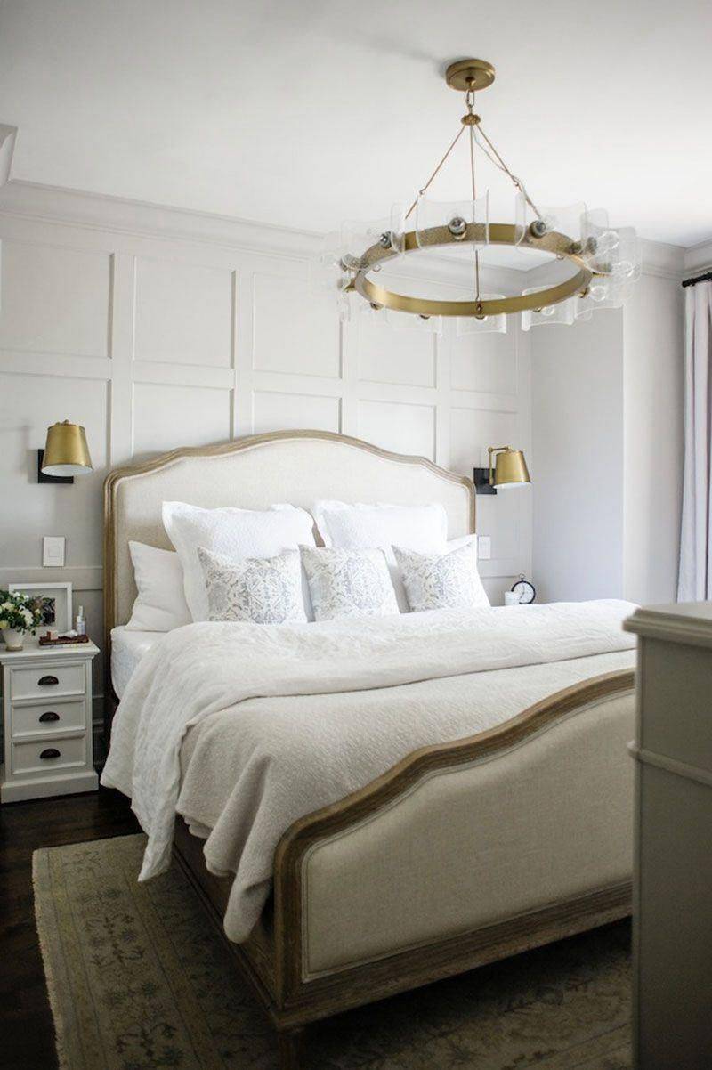Rustic bedroom with cream board and batten (from Jacquelyn Clark)