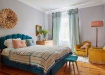 Different-shades-of-blue-and-yellow-light-up-this-small-eclectic-bedroom-82866-217x155