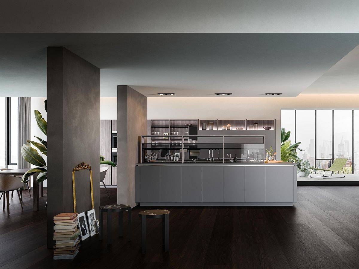 Link is the perfect modern kitchen for the open-plan living