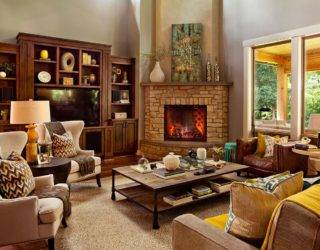 Corner Fireplace Ideas that Transform the Living Room
