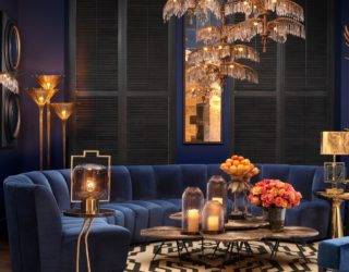 Blue Velvet Sofa Inspiration For a Luxurious Living Room