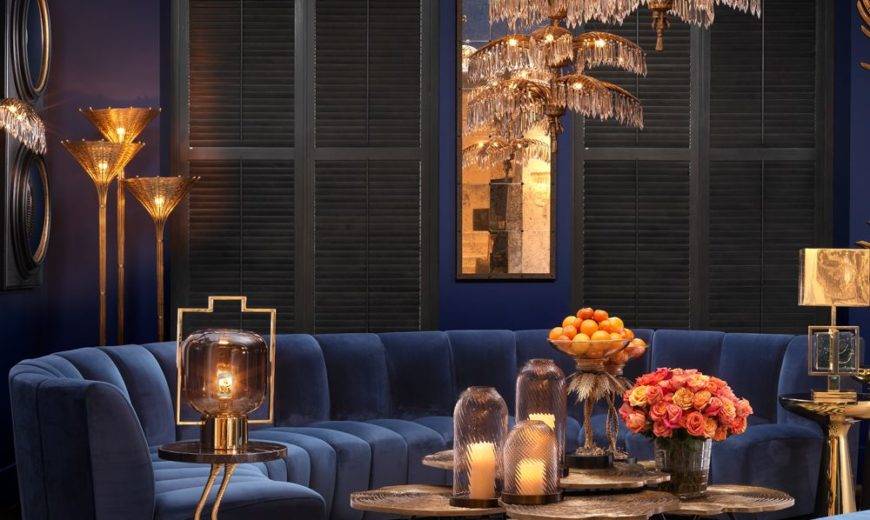 Blue Velvet Sofa Inspiration For a Luxurious Living Room