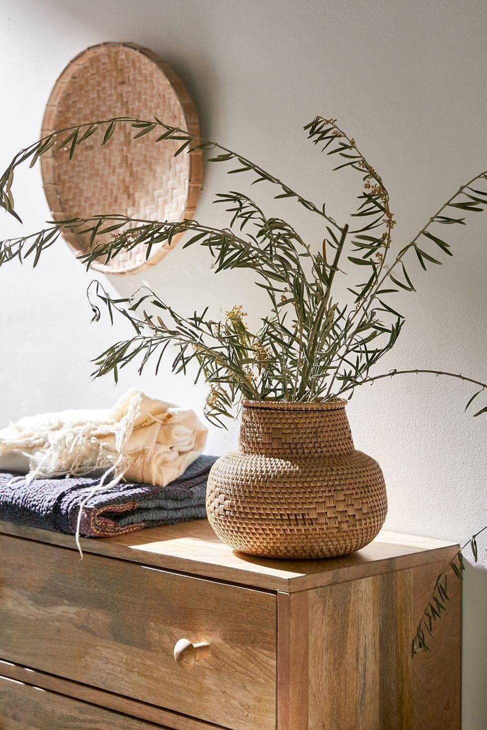 Basket Woven Pot from Urban Outfitters