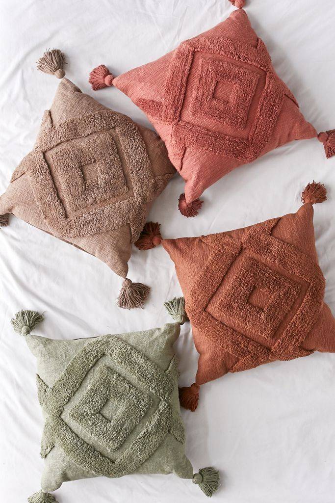 Diamond Tufted Throw Pillow from Urban Outfitters