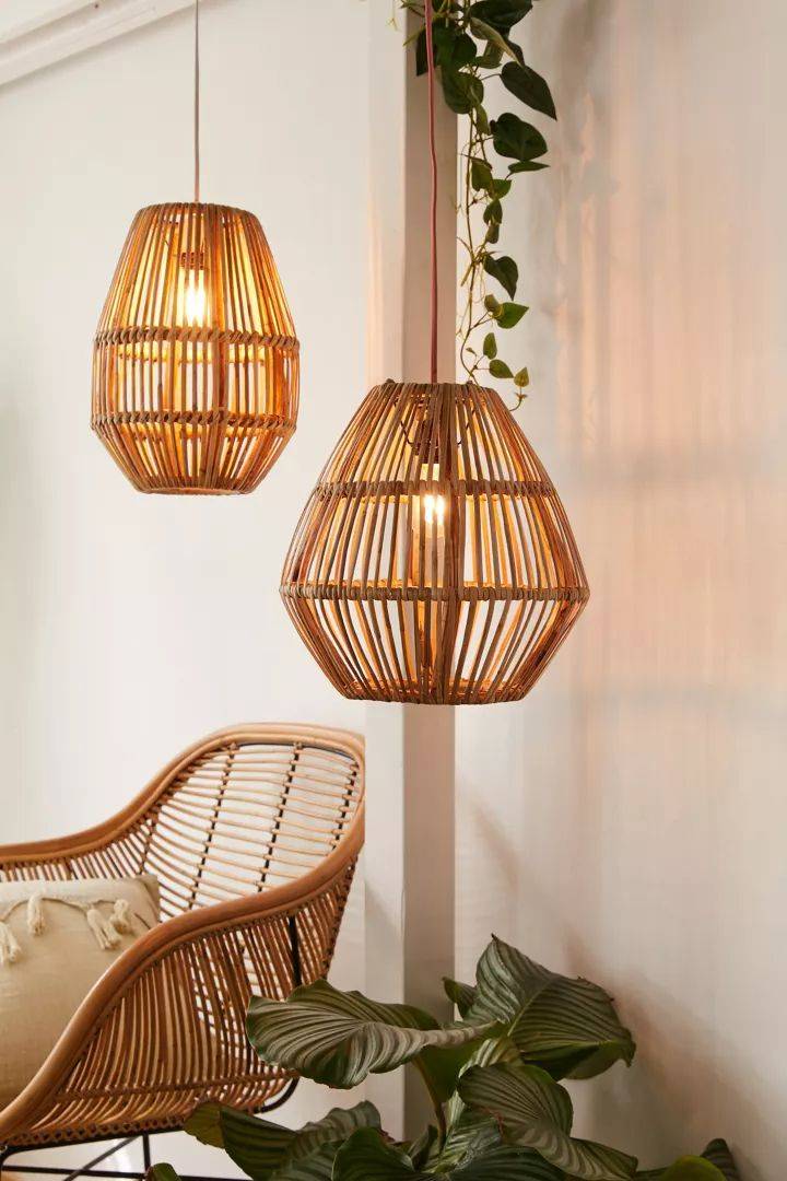 Bamboo Woven Pendant Light Shade from Urban Outfitters