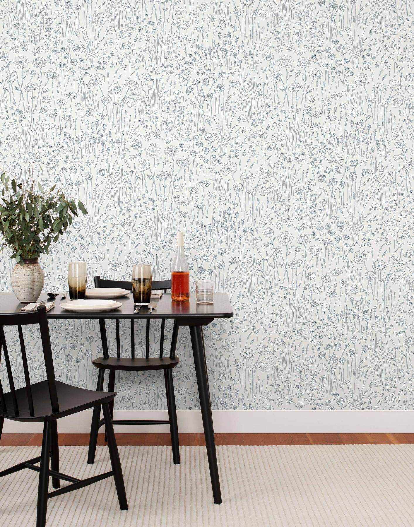 Alpine Garden Tonal Wallpaper from Hygge and West