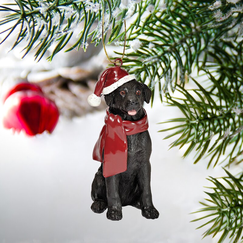 Adorable Labrador Christmas tree decoration (from Wayfair)