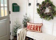 Modern-Farmhouse-style-entry-with-Christmas-decorations-in-white-and-wood-77887-217x155