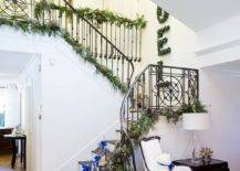 Touch-of-green-is-the-perfect-way-to-add-festive-cheer-to-this-entry-with-staircase-11533-217x155