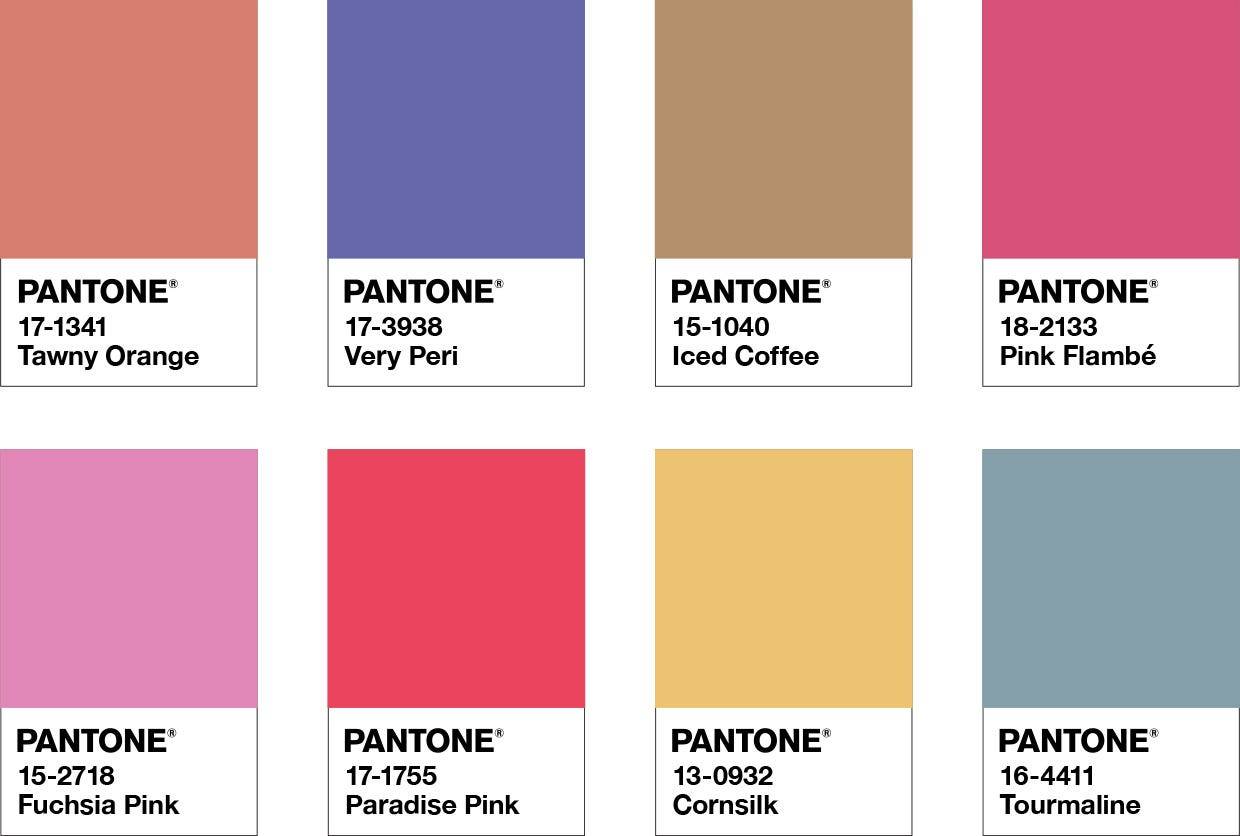 Pantone's color palette.