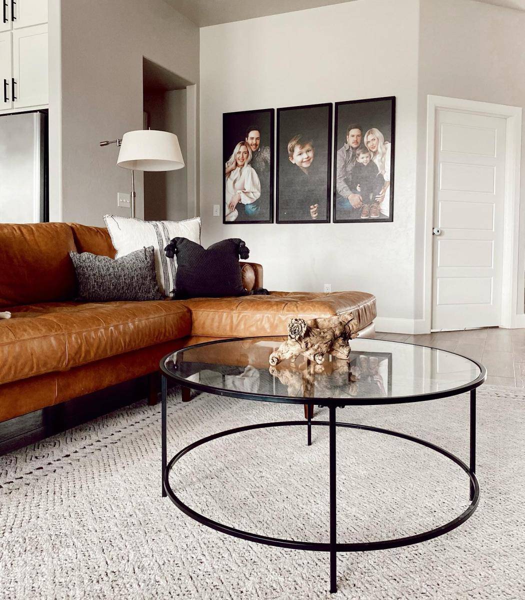 Round Tempered Glass Coffee Table from Target