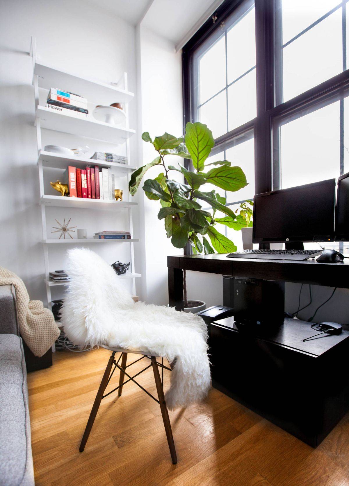 Add a bit of greenery and bring some natural light into the home office this year