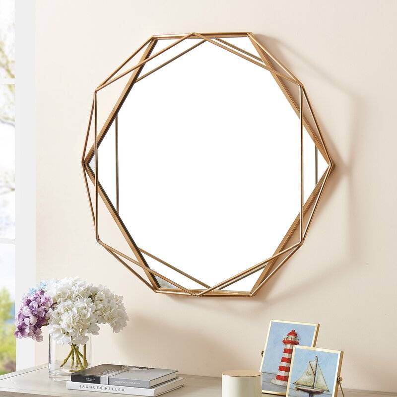 Albertyne Gold Gabriella Mirror from Wayfair