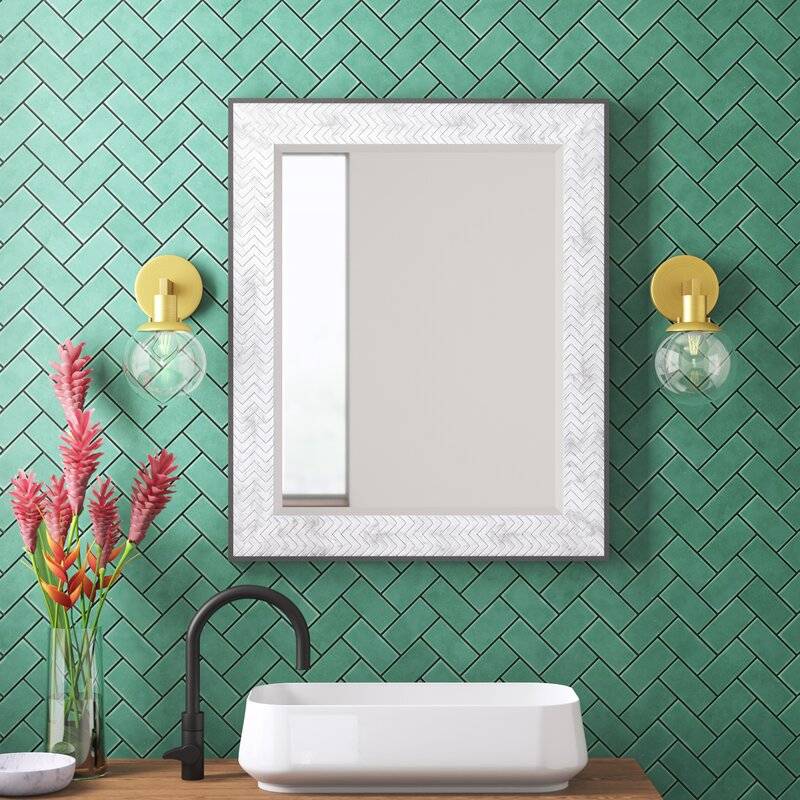 Arrollo Chevron Mirror from Wayfair